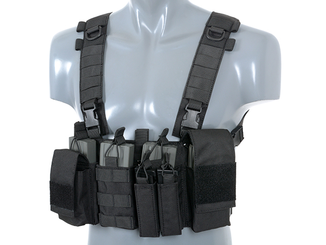Buckle Up Chest Rig V3 - Black [8FIELDS] | Taiwangun