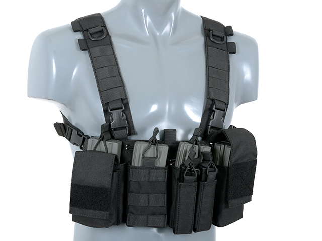 Buckle Up Chest Rig V3 - Black [8FIELDS] | Taiwangun