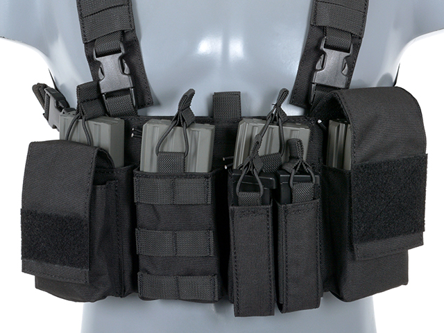 Buckle Up Chest Rig V3 - Black [8FIELDS] | Taiwangun