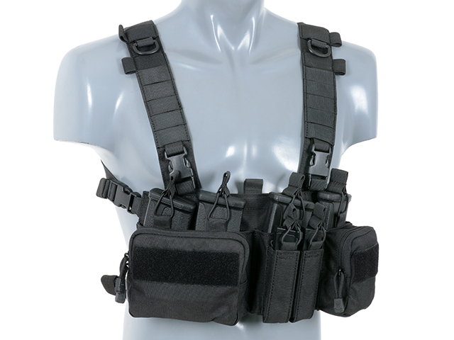 Buckle Up Recce/Sniper Chest Rig - Black [8FIELDS] | Taiwangun