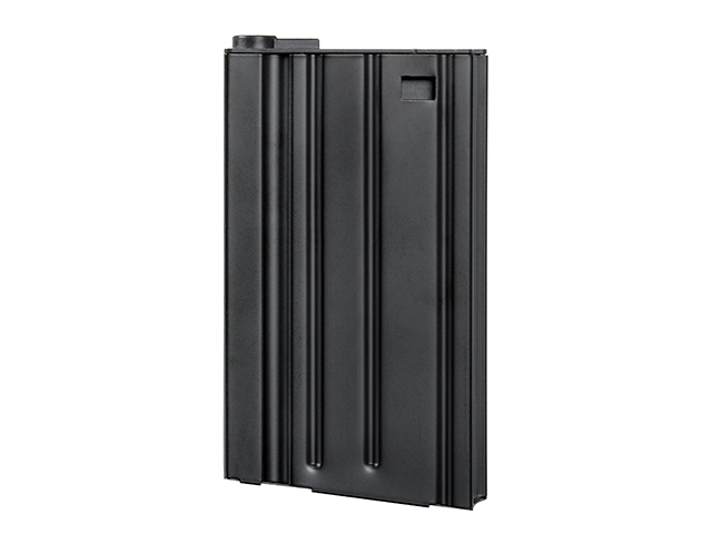 Set] 130rd SR25/AR10 rifle steel magazine - Black [CYMA