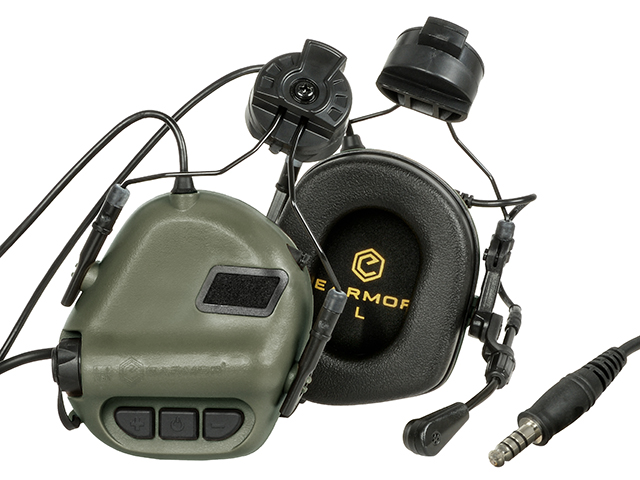 hearing protector for fast mt helmets Earmor M32H MOD3 Tactical Communication ARC (Color: Tan) Sports & Outdoors This 5 in 1 combination safety helmet provides dynamic protection in all sorts of tough work situations such as when using chainsaws brush cutters and trimmers M32H Electronic Communication Hearing Protector