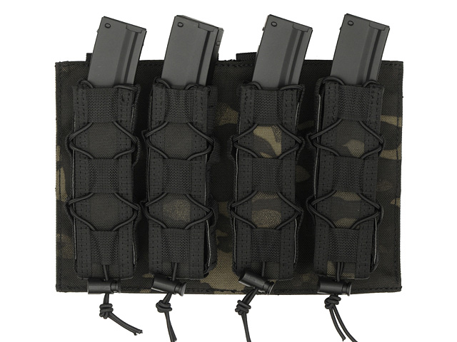 KODENOR Pistolt Fast Mag Pouch M4 9mm Tactical Magazine Pochette Molle Clip Holster Rapide Tirez sur MAG Airsoft Hunting Tir de Chasse (Color : MP002-Black