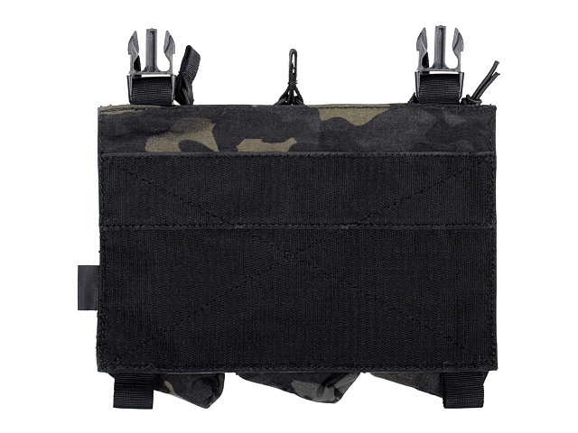 Tactical Single AK47 Magazine Pouch MOLLE Black - Military Airsoft Ammo Holder For Webbing & Gear