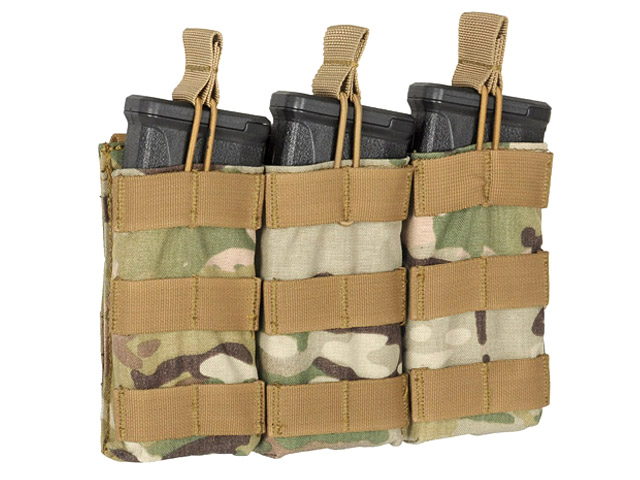 Open Top Triple 5.56 Mag Pouch - Multicam [8FIELDS PREMIUM