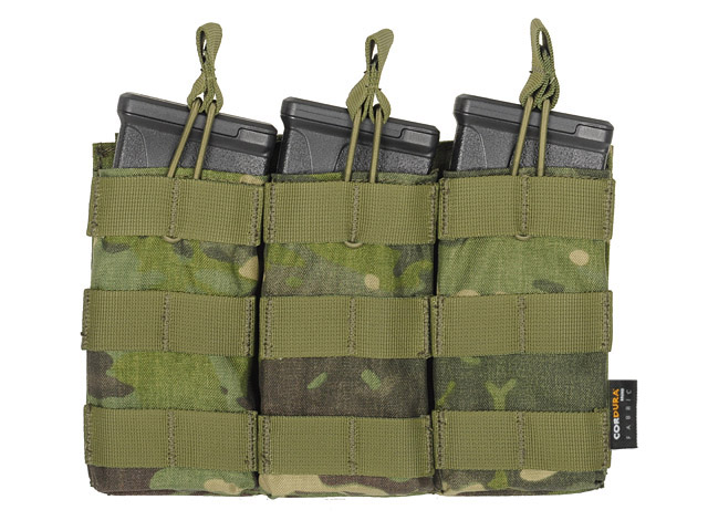Open Top Triple 5.56 Mag Pouch - Multicam Tropic [8FIELDS PREMIUM
